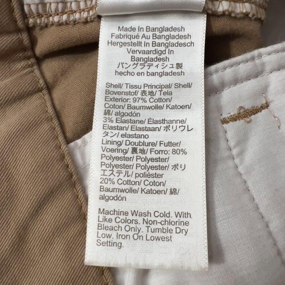 J.Crew High-Rise Girlfriend Chino Pants Khaki Tan Size 4 - Picture 9 of 13